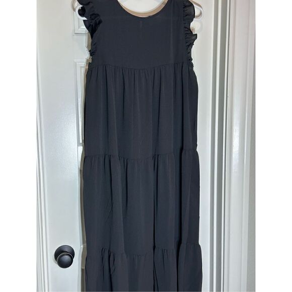 Asos Design tiered dress with ruffle at the sleeve area Size 4 - Picture 1 of 7